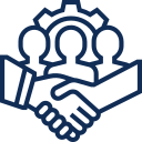 Icon of Teamwork handshake